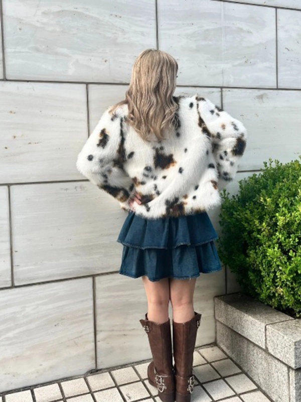 MORE self LOVE(モアセルフラブ) |calico fur coat