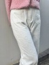 MORE self LOVE(モアセルフラブ) |heart denim pants(ホワイト)