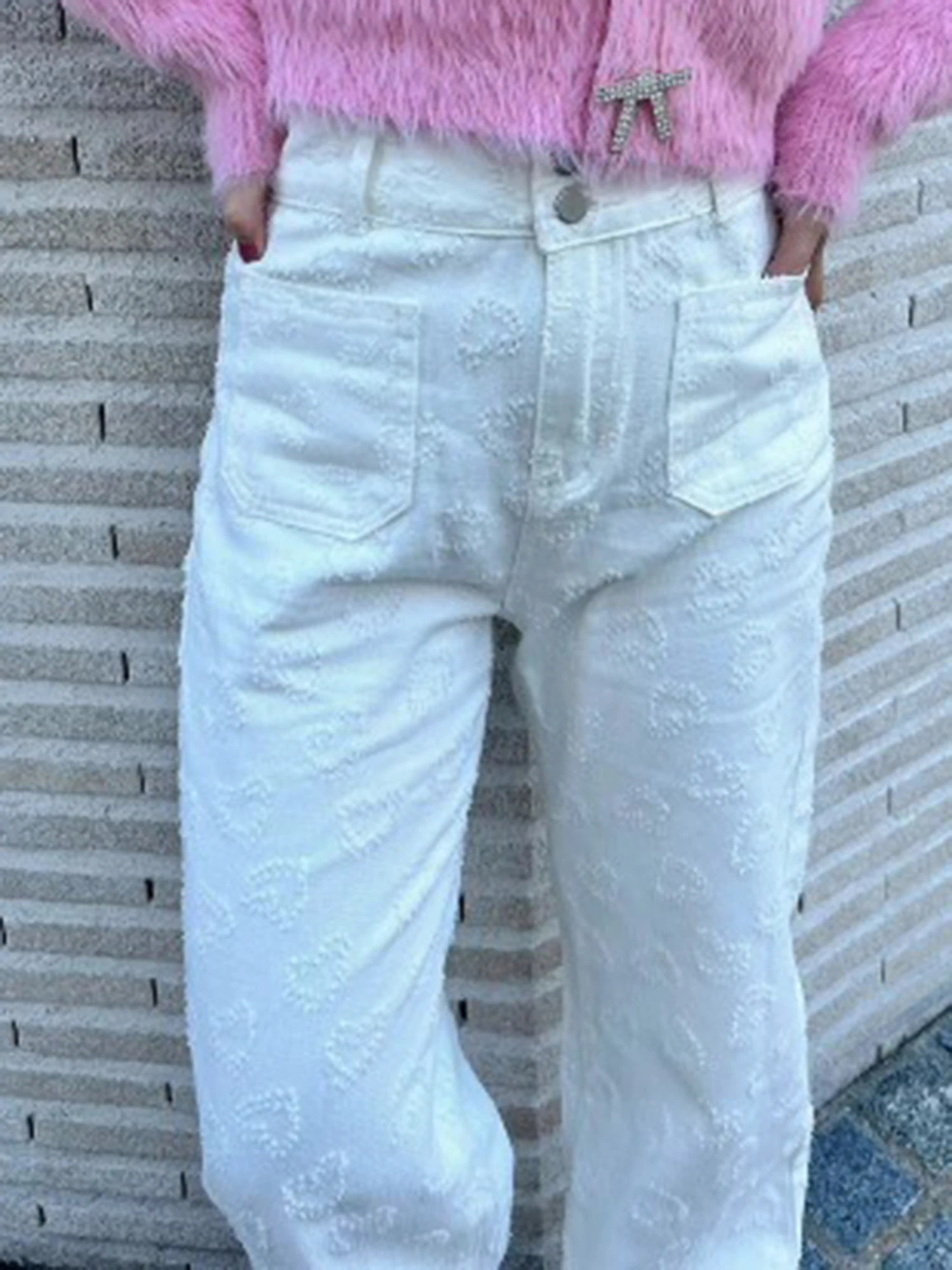 heart denim pants｜デニムパンツ｜パンツ｜MORE self LOVE