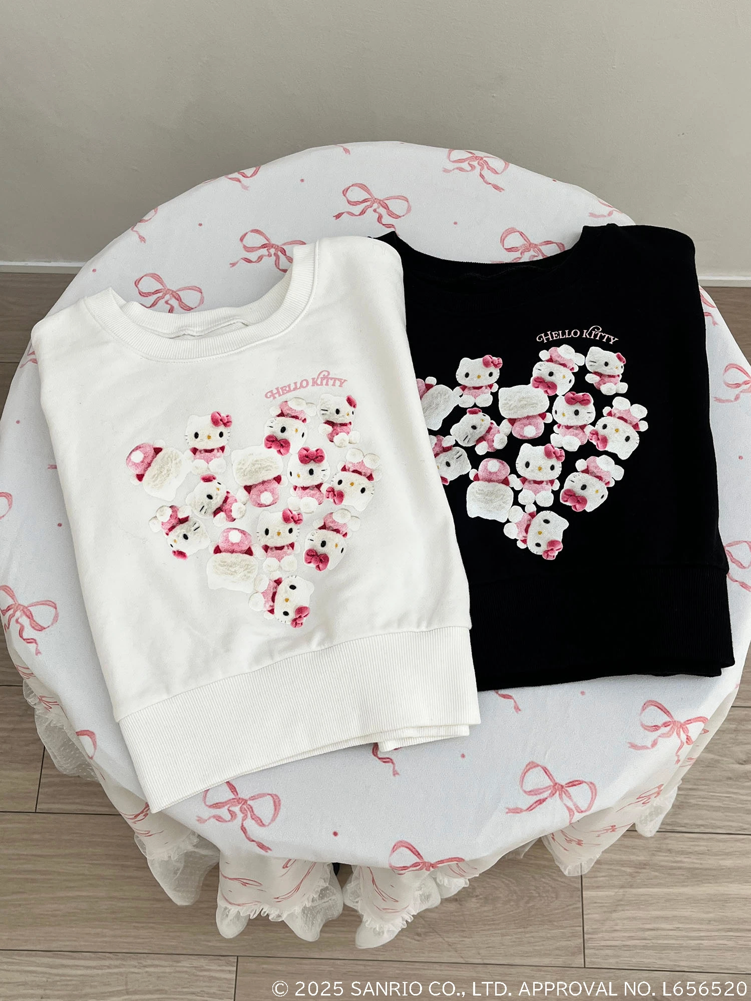 HELLO KITTY】ハートぬいぐるみスウェット｜Tシャツ・カットソー