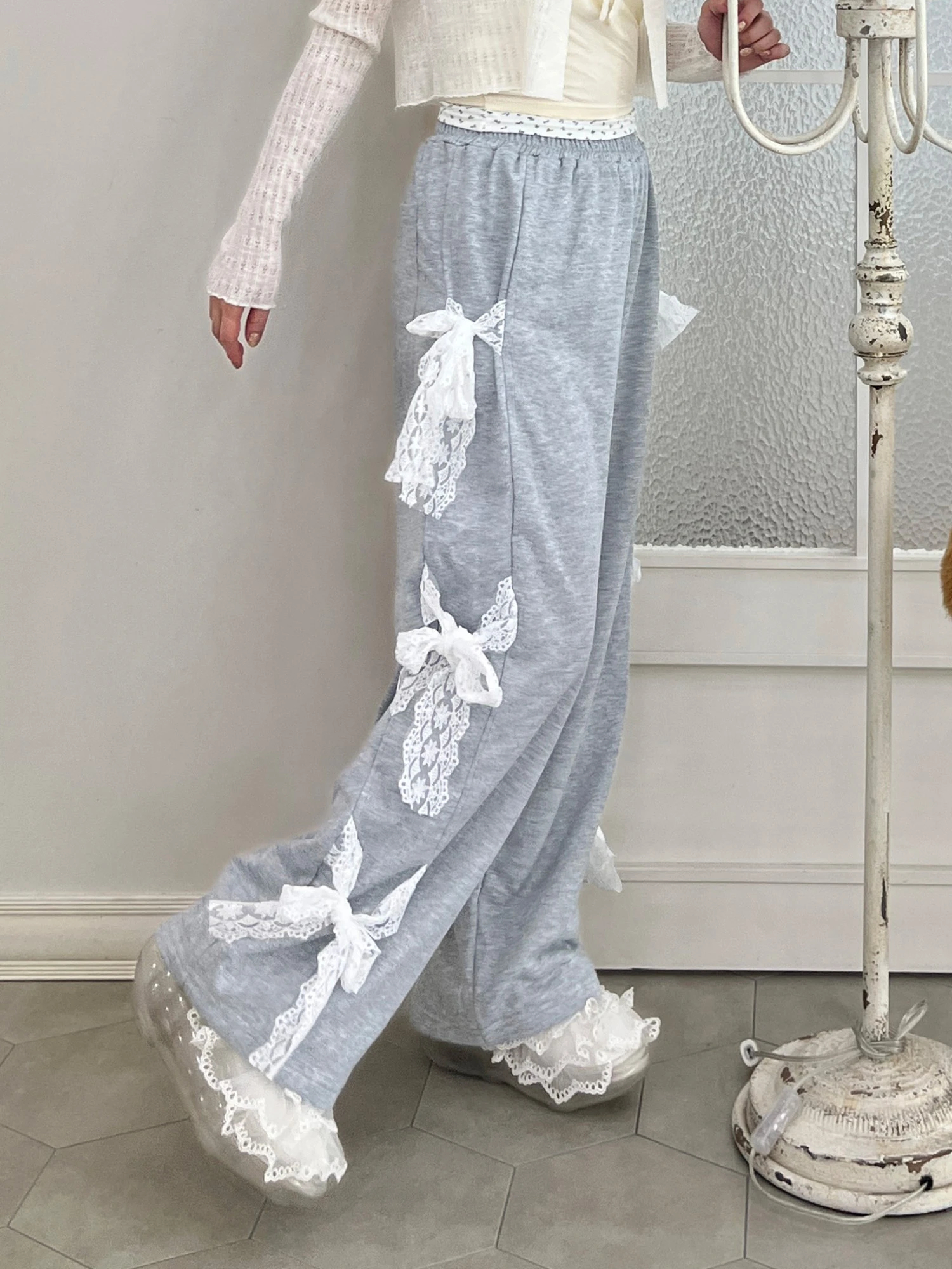 サイドレーススウェットパンツ｜パンツ｜パンツ｜MORE self LOVE