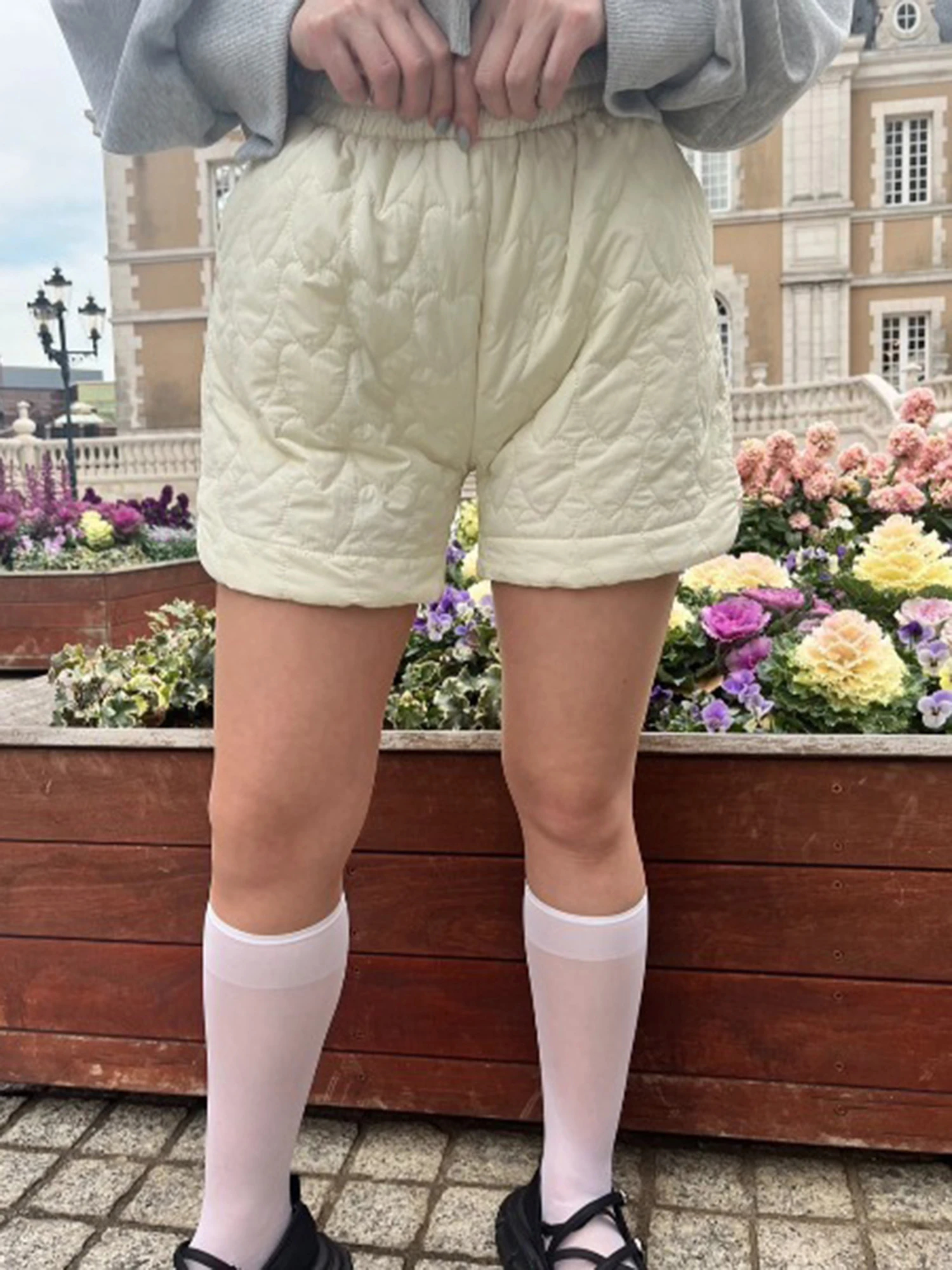  2024年おすすめのアイテム満載 ハートキルティングパンツ｜ショートパンツ｜パンツ｜MORE self パンツ
