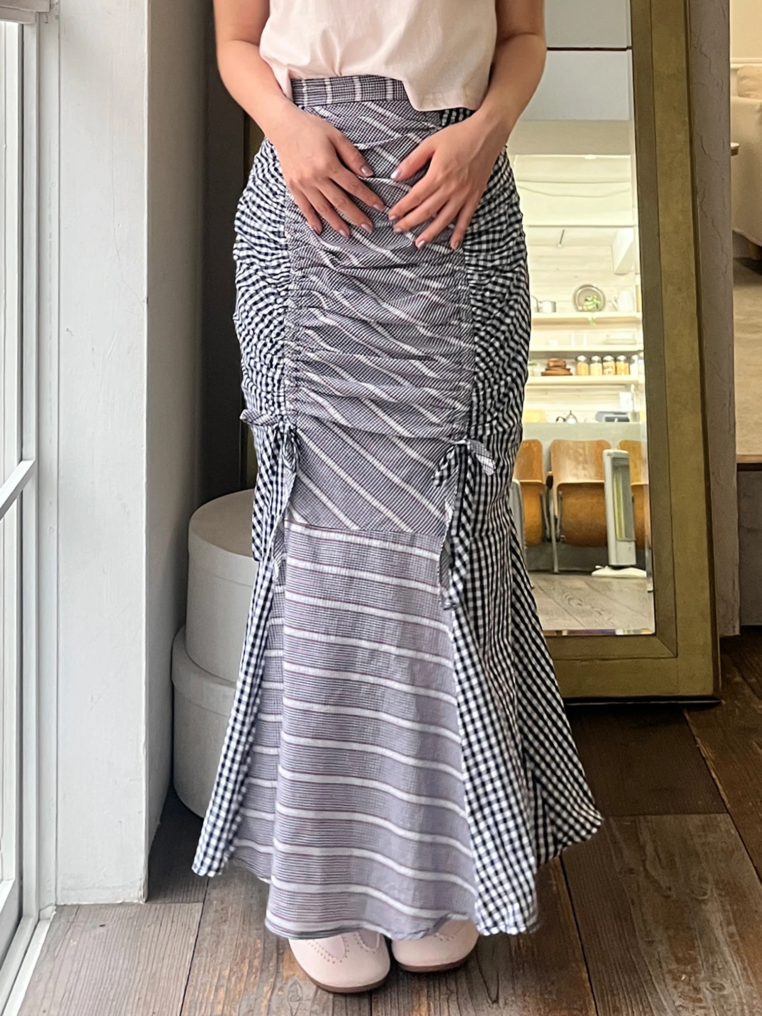 Curensology スカート Curensology(カレンソロジー)/「CSG」リバー