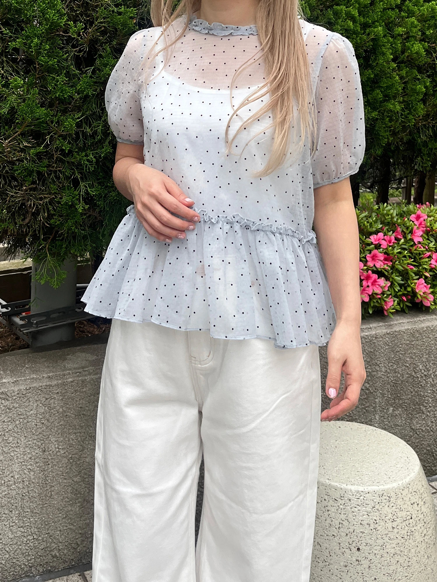 シアーギャザーブラウス　MORE self LOVE MORE SELF LOVE | シアーギャザーブラウス - Buyee, an Online