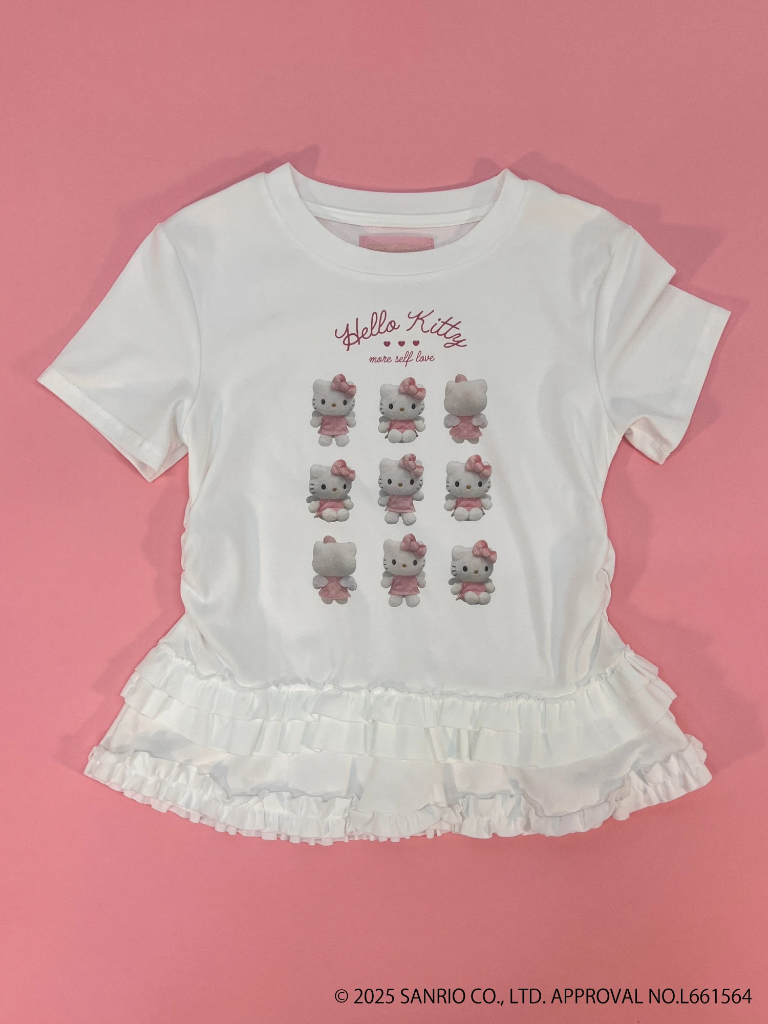 tシャツ ANGEL「HELLO KITTY」 ENCYCLOPEDIA TEE レディース MORE self LOVE tシャツ ANGEL「HELLO KITTY」 ENCYCLOPEDIA TEE