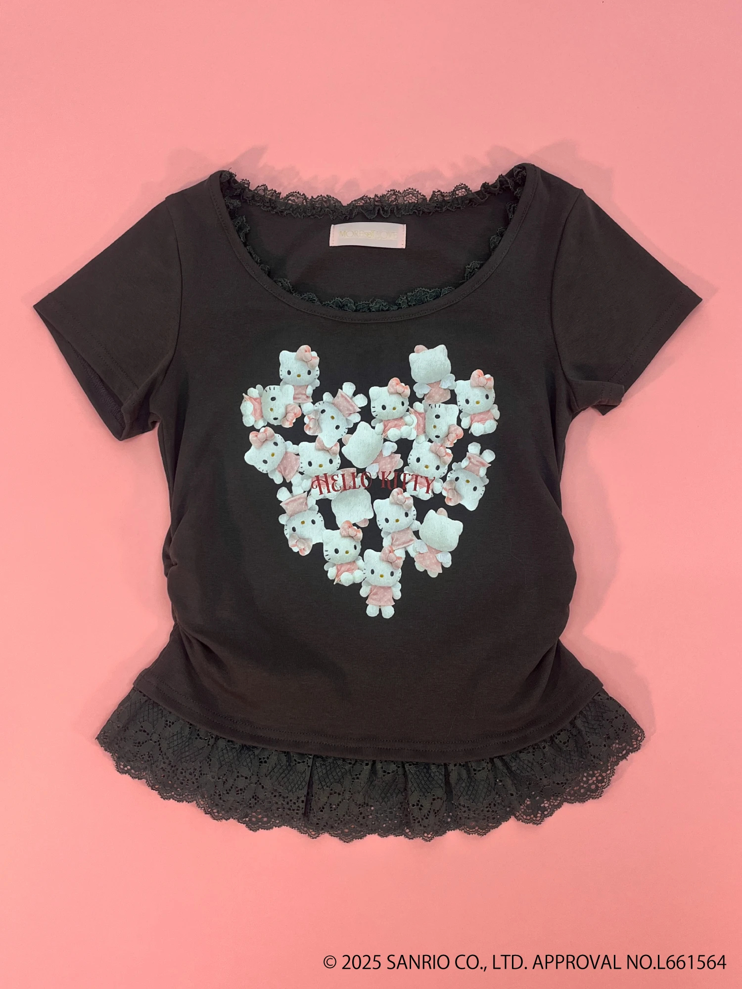 tシャツ ANGEL「HELLO KITTY」 HEART TEE レディース ANGEL【HELLO KITTY】HEART TEE｜Tシャツ・カットソー｜トップス