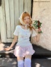 MORE self LOVE(モアセルフラブ) |ANGEL【HELLO KITTY】RHINESTONE TEE