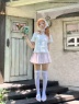 MORE self LOVE(モアセルフラブ) |ANGEL【HELLO KITTY】RHINESTONE TEE