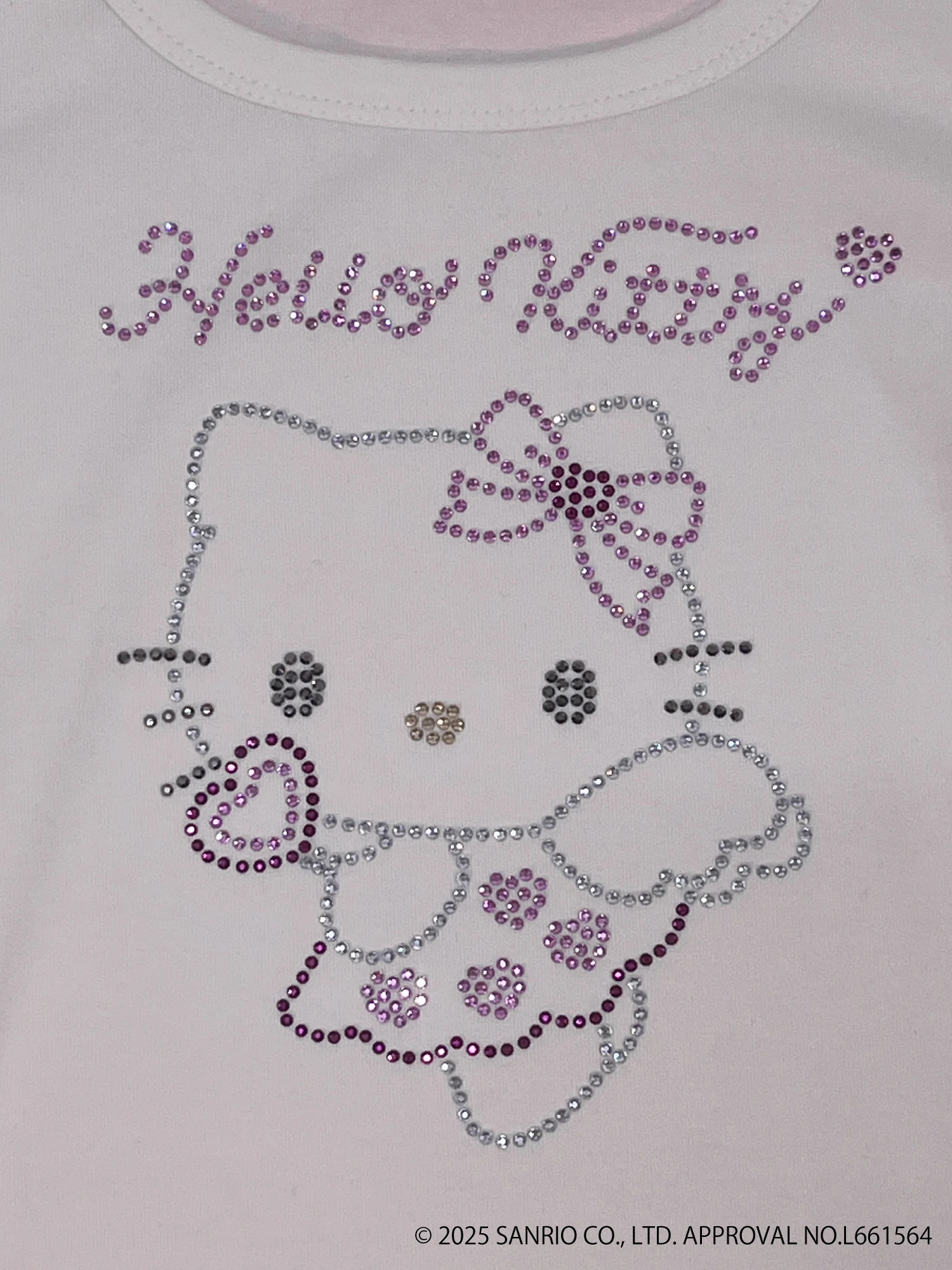 ♡T♡ ANGEL【HELLO KITTY】RHINESTONE TEE｜Tシャツ・カットソー