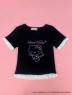 MORE self LOVE(モアセルフラブ) |ANGEL【HELLO KITTY】RHINESTONE TEE