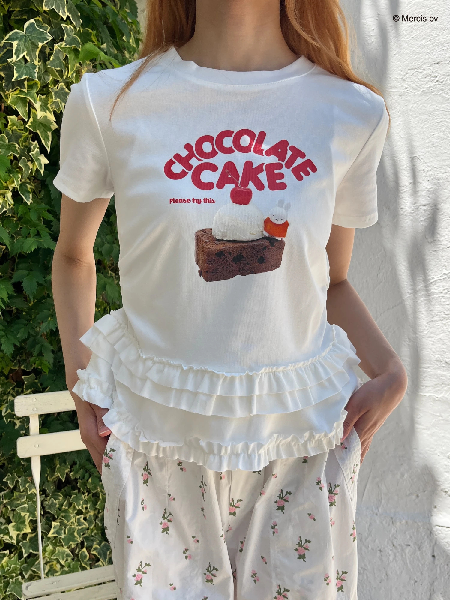 tシャツ 「miffy」Chocolate Cake TEE レディース miffy】Chocolate Cake TEE｜Tシャツ・カットソー｜トップス