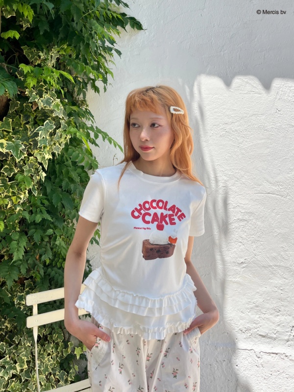 MORE self LOVE(モアセルフラブ) |【miffy】Chocolate Cake TEE