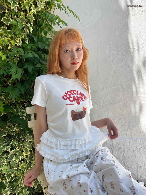 MORE self LOVE(モアセルフラブ) |【miffy】Chocolate Cake TEE