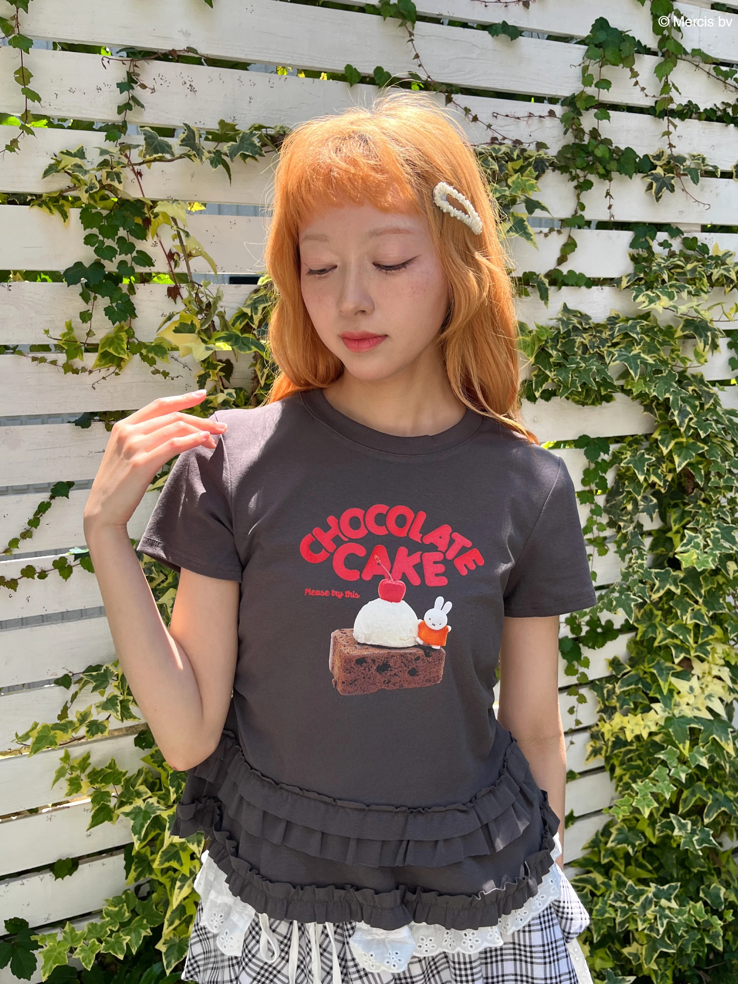tシャツ 「miffy」Chocolate Cake TEE レディース miffy】Chocolate Cake TEE｜Tシャツ・カットソー｜トップス
