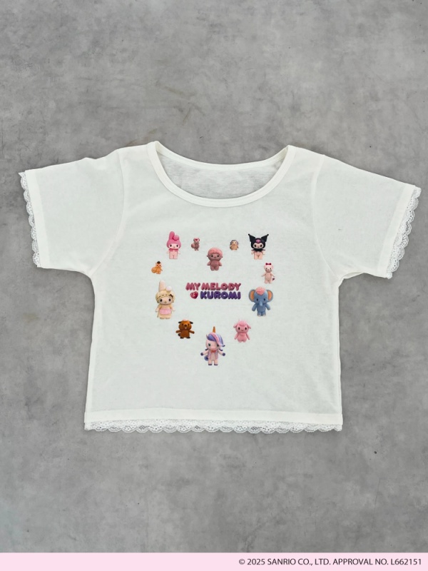 MORE self LOVE(モアセルフラブ) |【MY MELODY & KUROMI】HEART ENCYCLOPEDIA TEE