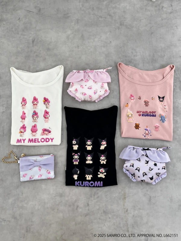 MORE self LOVE(モアセルフラブ) |【MY MELODY & KUROMI】HEART ENCYCLOPEDIA TEE