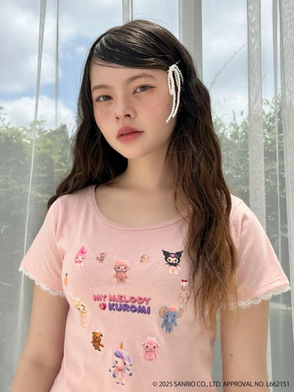 MORE self LOVE(モアセルフラブ) |【MY MELODY & KUROMI】HEART ENCYCLOPEDIA TEE