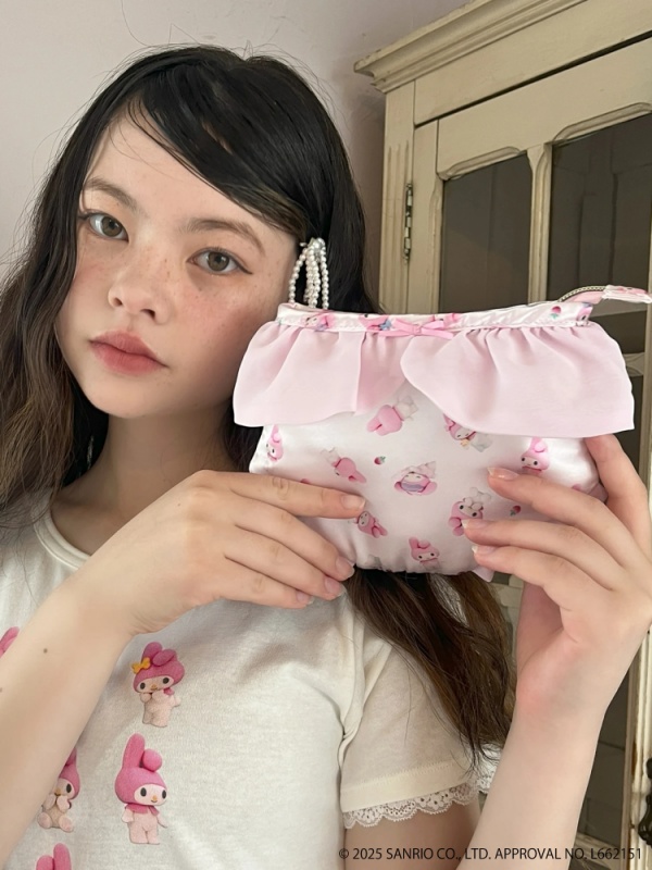 MORE self LOVE(モアセルフラブ) |【MY MELODY】PANTIES POUCH(ピンク)