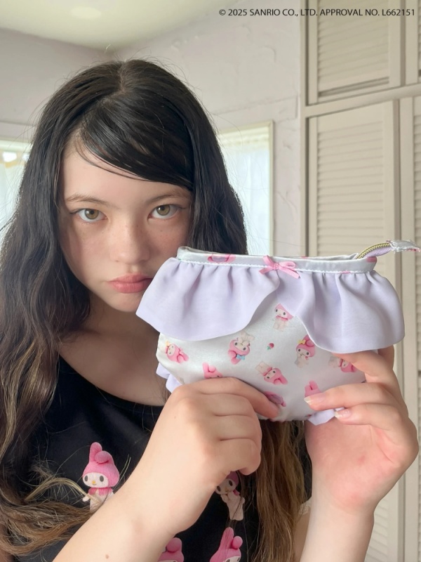 MORE self LOVE(モアセルフラブ) |【MY MELODY】PANTIES POUCH(パープル)